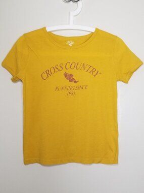 J.Crew NWT Broken-in jersey Cross Country T-shirt Size : XXS